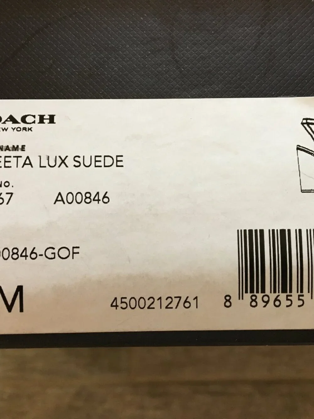 Coach authentic nikeeta